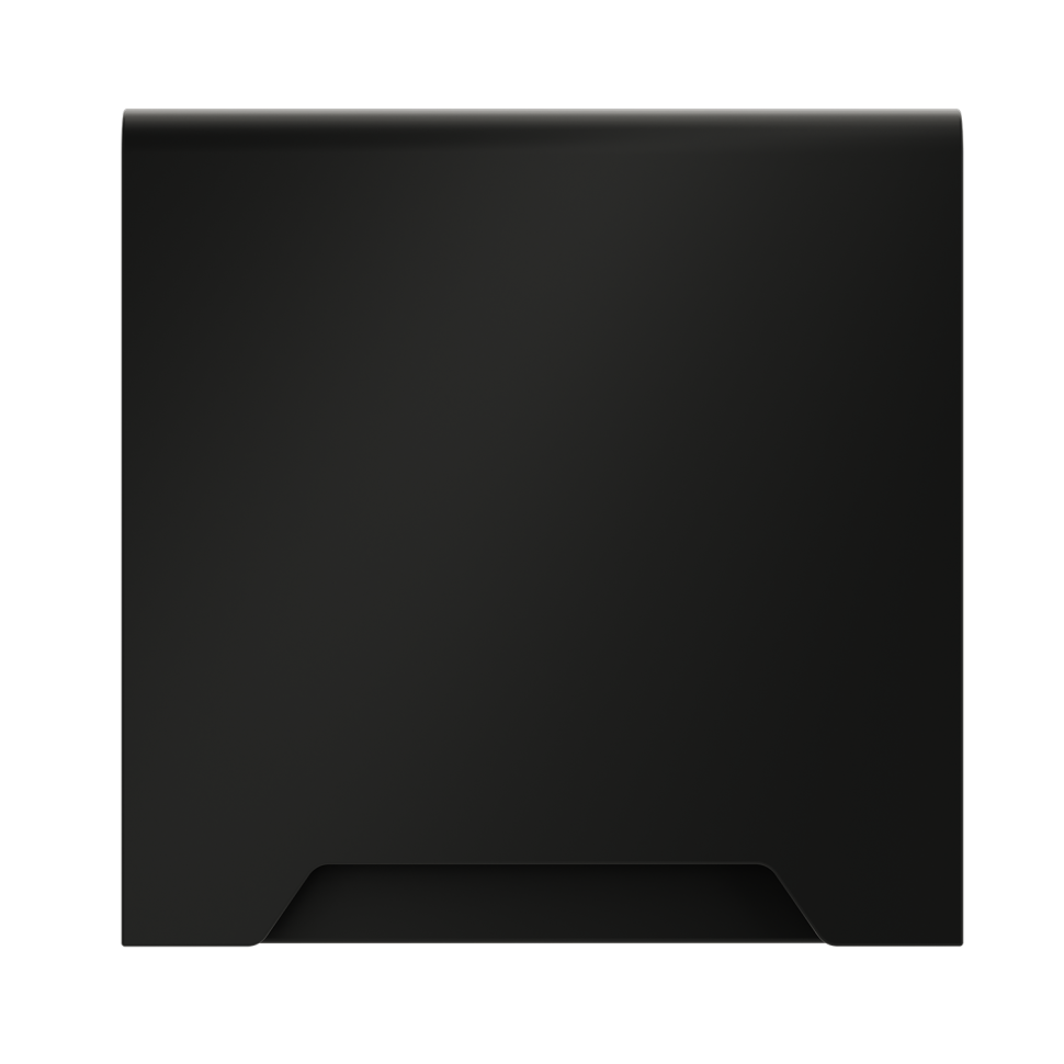 Накладка для розетки с заземлением, защитными шторками и крышкой, S70 (черный матовый)