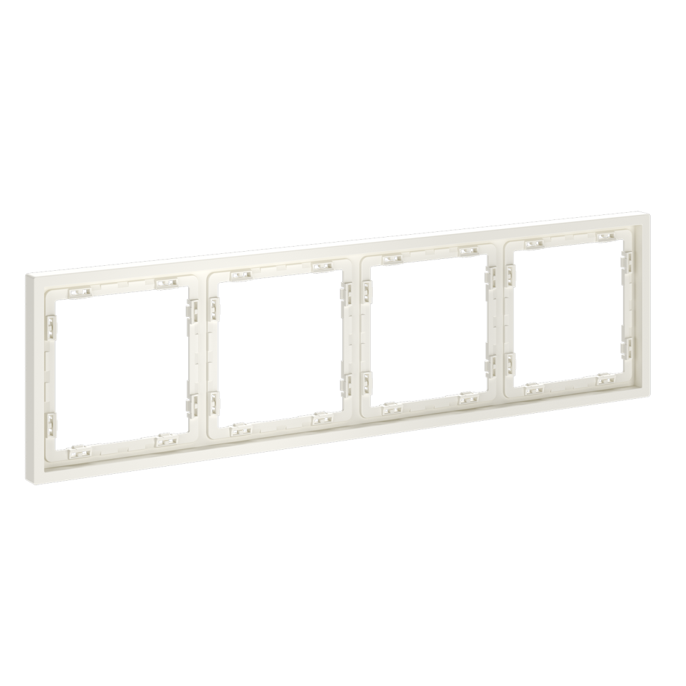 Рамка пластиковая VOLTUM S70 на 4 пост, (хлопок)