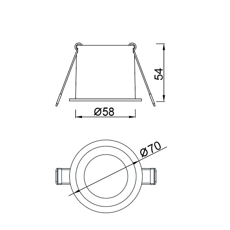 Встраиваемый светильник Mantra Malt 9234