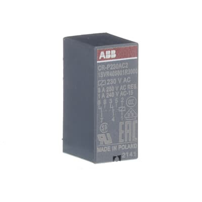 Реле CR-P230AC2 230B AC 2ПК (8А) ABB 1SVR405601R3000