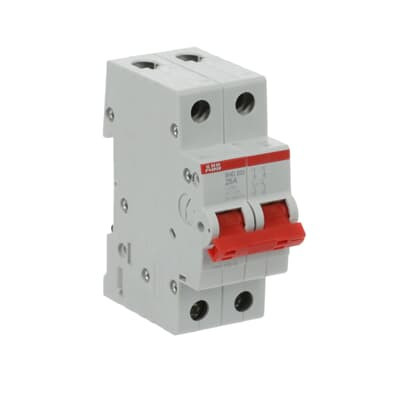 Рубильник ABB SHD202/25 AC/DC 2P 25A 10кА 2CDD272111R0025