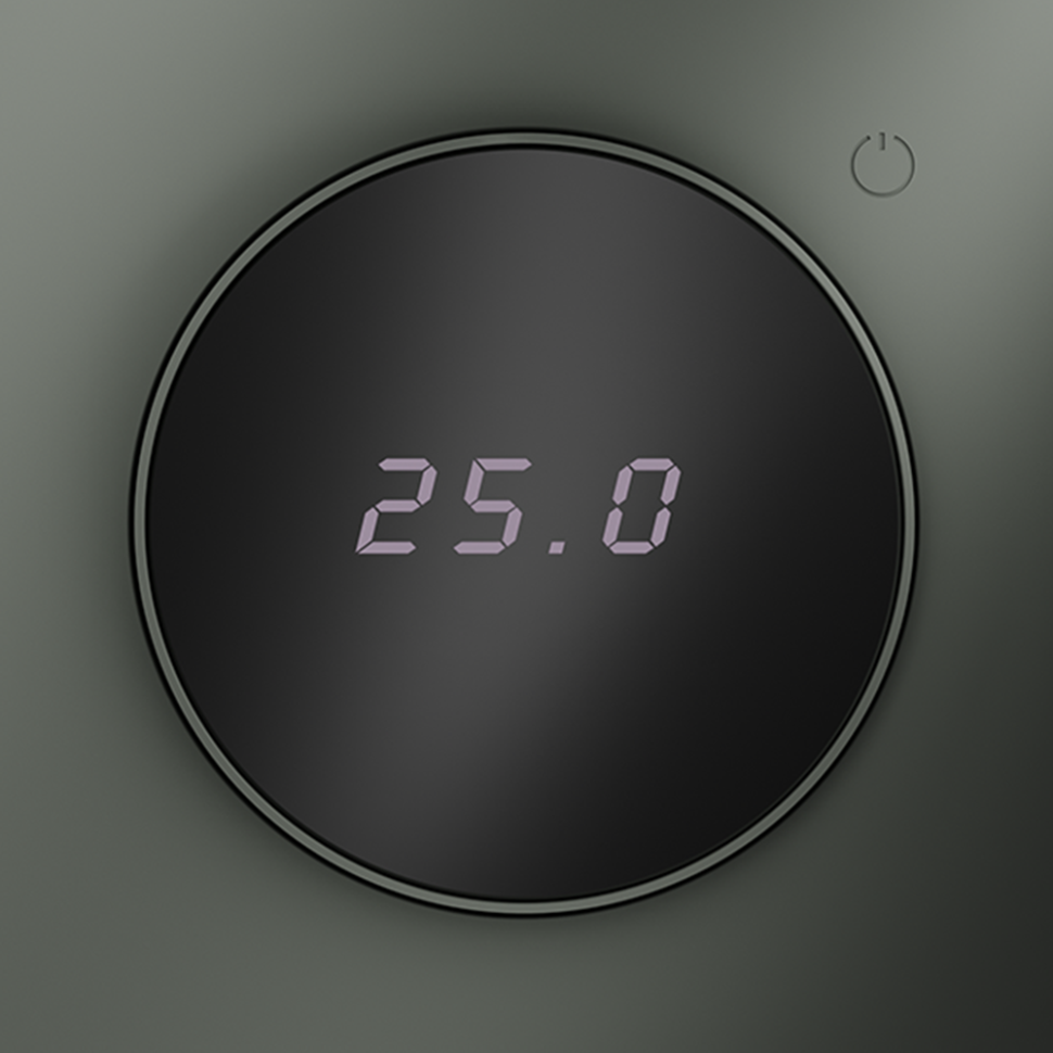 Терморегулятор электронный VOLTUM S70 с индикацией и датчиком, для теплого пола, (титан)