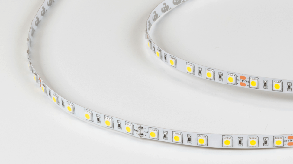  SWG Standard Светодиодная лента  5050, 60 LED/м, 14,4 Вт/м, 24В , IP20, Цвет: Холодный белый, SWG560-24-14.4-W-М