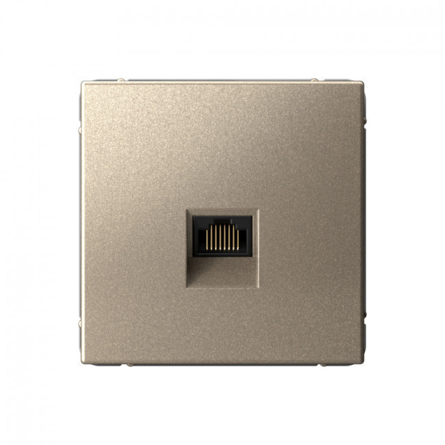 Розетка Schneider Electric Art Gallery RJ-45 кат. 5е, Шампань GAL000583
