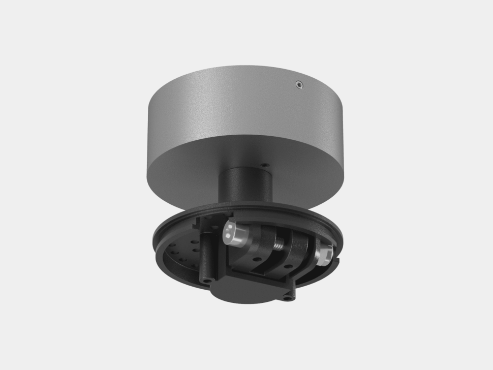  SWG PRO Крепление сменное М3 для светильников VILLY, поворотное накладное, цвет Серебро, VL-M3-SL