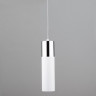 Подвесной светодиодный светильник в стиле лофт 50135/1 LED хром / белый