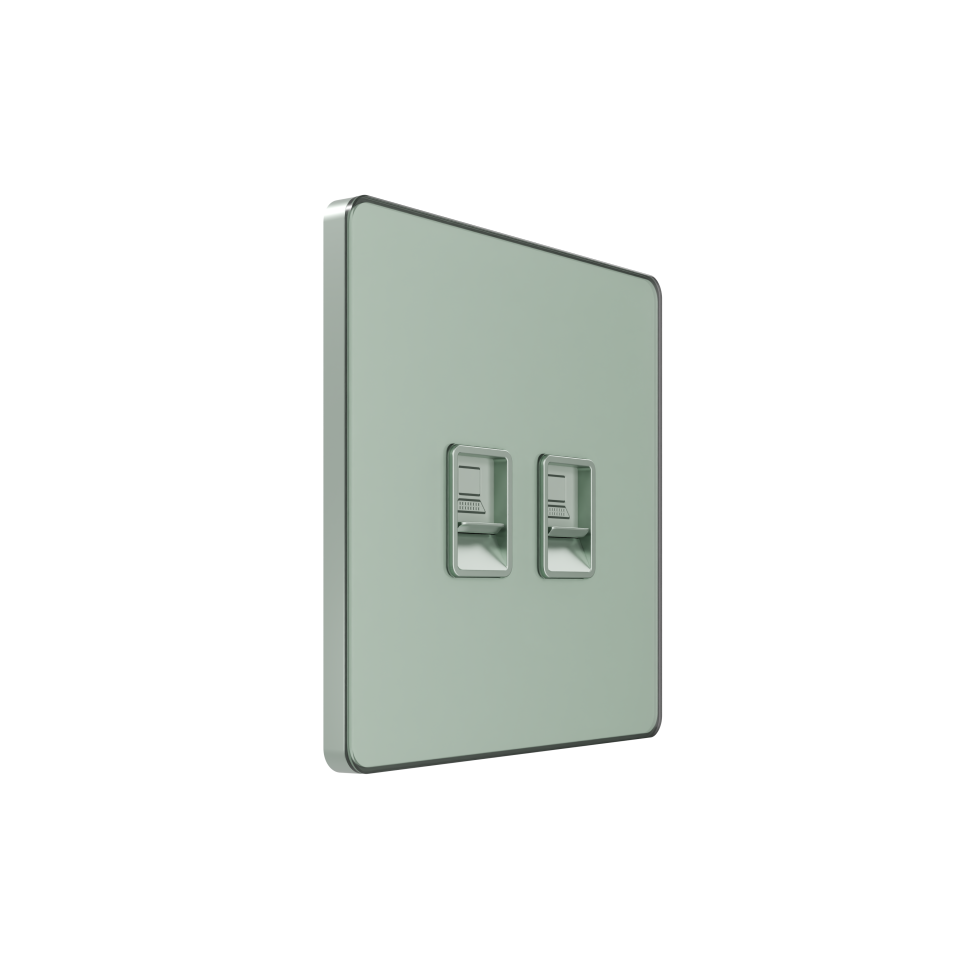 Systeme Infinity, Розетка информационная С/У RJ-45 кат.5e 2-я, Таежное утро