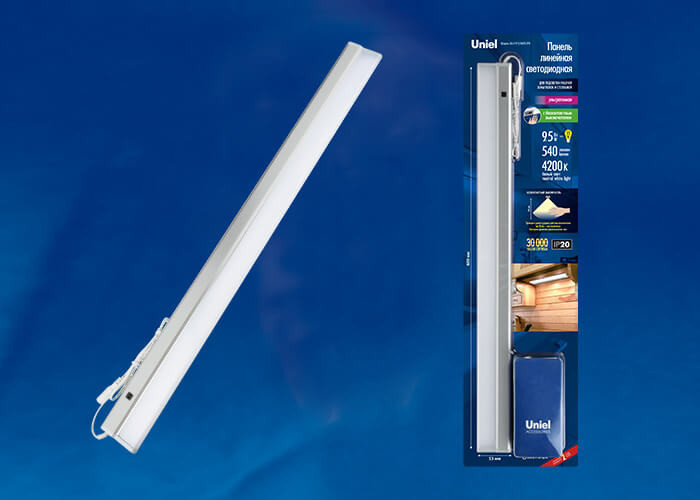 Мебельный светодиодный светильник (UL-00002885) Uniel ULI-F42-7,5W/4200K/DIM Sensor IP20 Silver