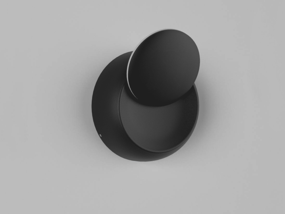  DesignLed Светильник настенный GW MUN черный, GW-6100-5-BL-WW