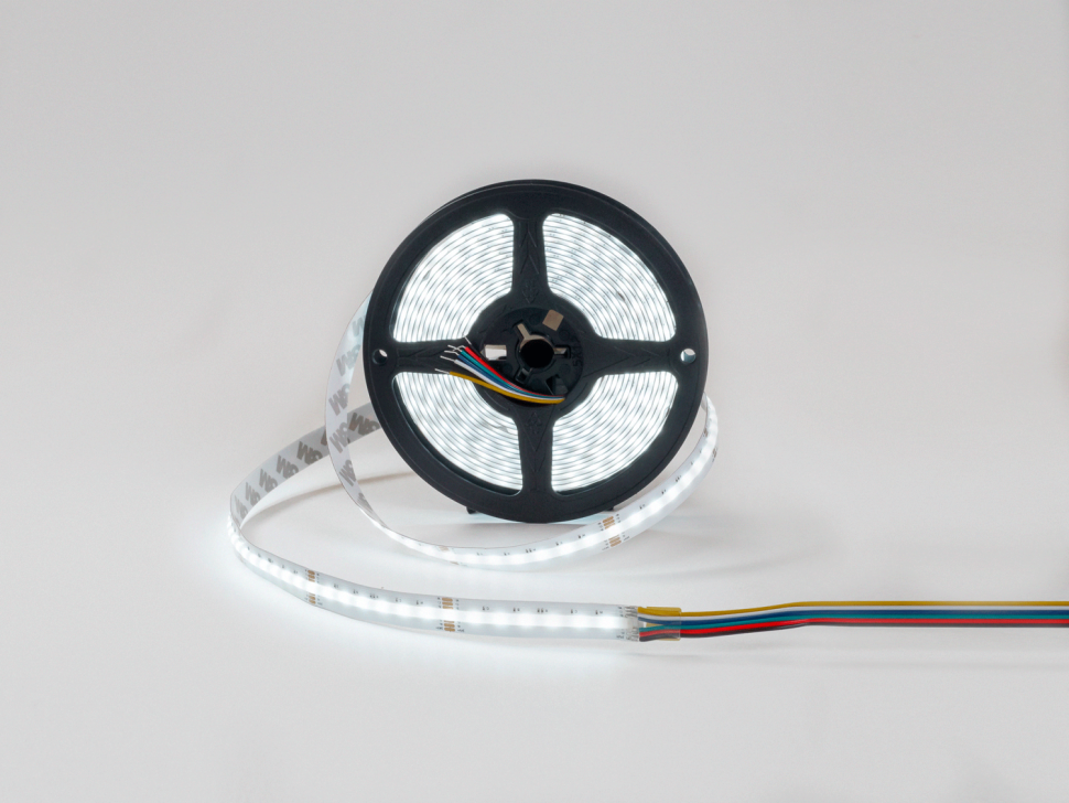  SWG PRO Светодиодная лента 5 в 1 COB, 560 LED/м, 16 Вт/м, 24В , IP20, Цвет: RGBWC, SWG-COB560-24-16-RGBWC