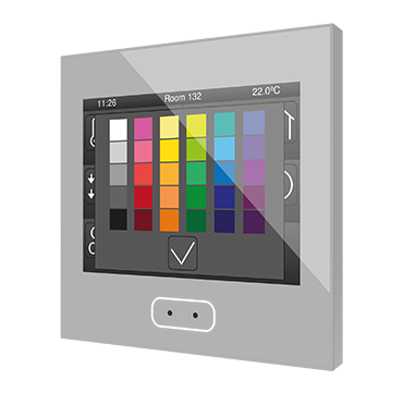 Панель сенсорная KNX, с экраном 3.5 дюймов и датчиком влажности Zennio Z35 v2 