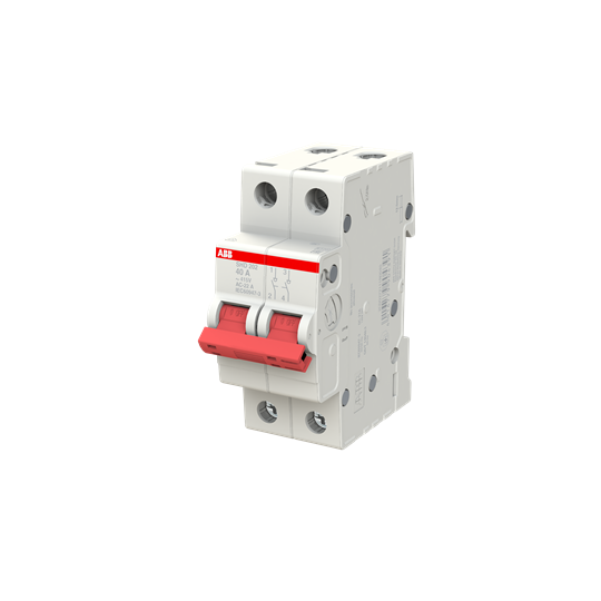 Рубильник ABB SHD202/40 AC/DC 2P 40A 10кА 2CDD272111R0040
