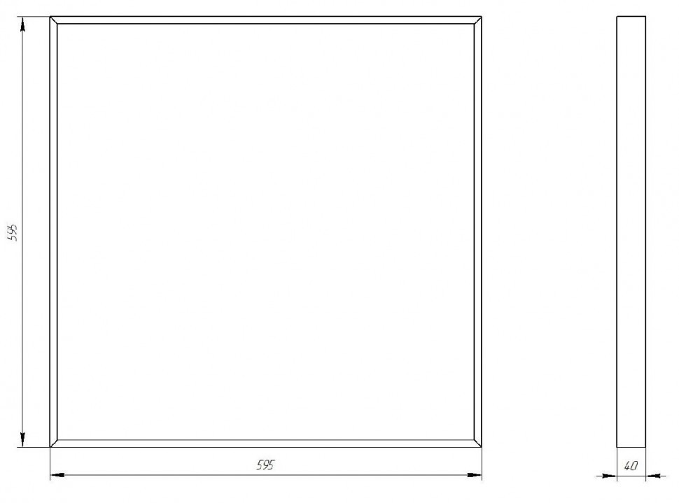 Светодиодная панель Эра SPO-910-1-40K-032 Б0046471