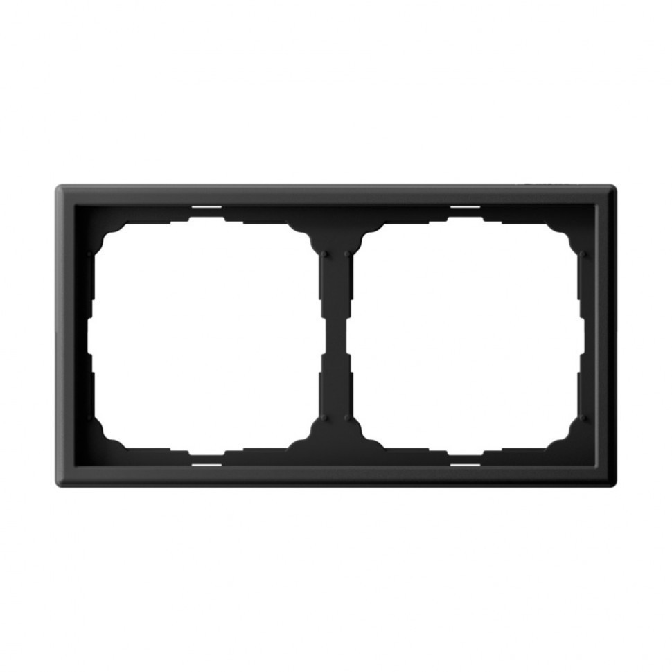 Рамка Schneider Electric Art Gallery на 2 поста, карбон GAL001002