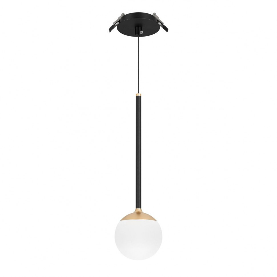 Подвесной светильник Arlight SP-BEADS-HANG-BUILT-T-R100-8W Warm3000 (BK-GD, 180 deg, 230V) 056420