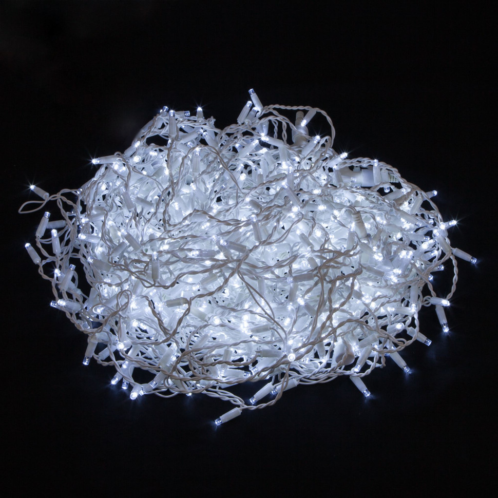 Новогодняя гирлянда занавес белый с эффектом мерцания 2*3м IP65 200-101 белый с эффектом мерцания