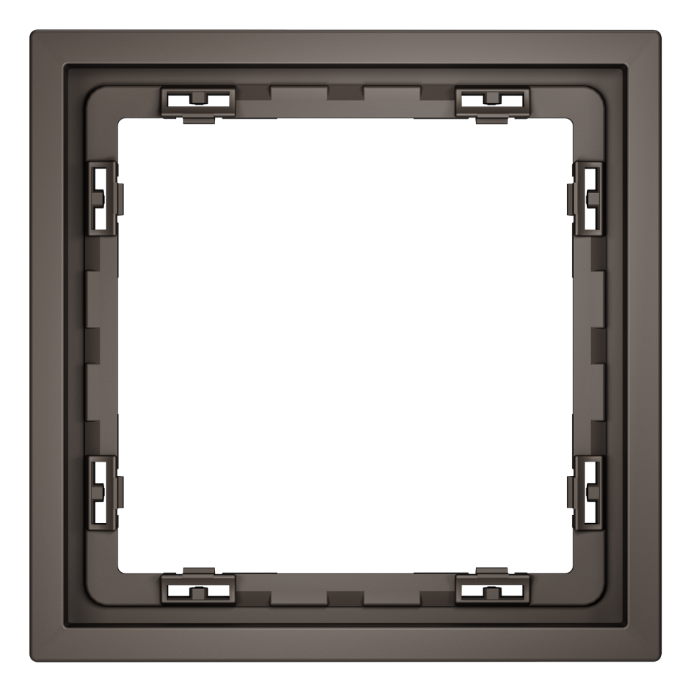 Рамка пластиковая VOLTUM S70 на 1 пост, (капучино)