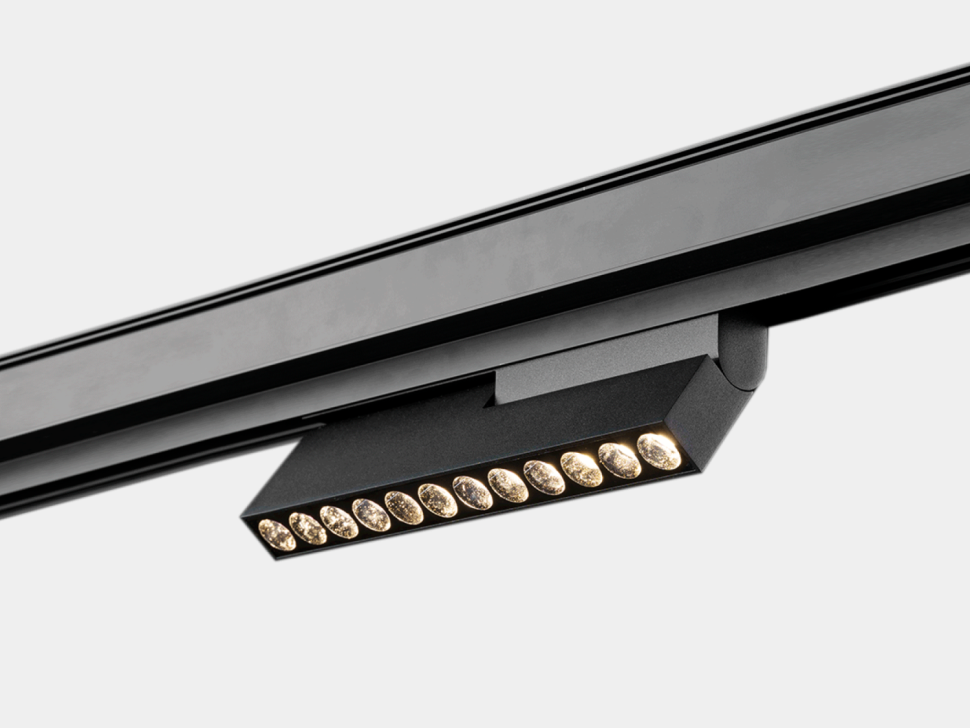  LUMKER Светильник-книжка дарклайт, серия SY-LINK, Черный, 12Вт, IP20, Теплый белый (3000К), SY-LINK-FL-BL-12-WW