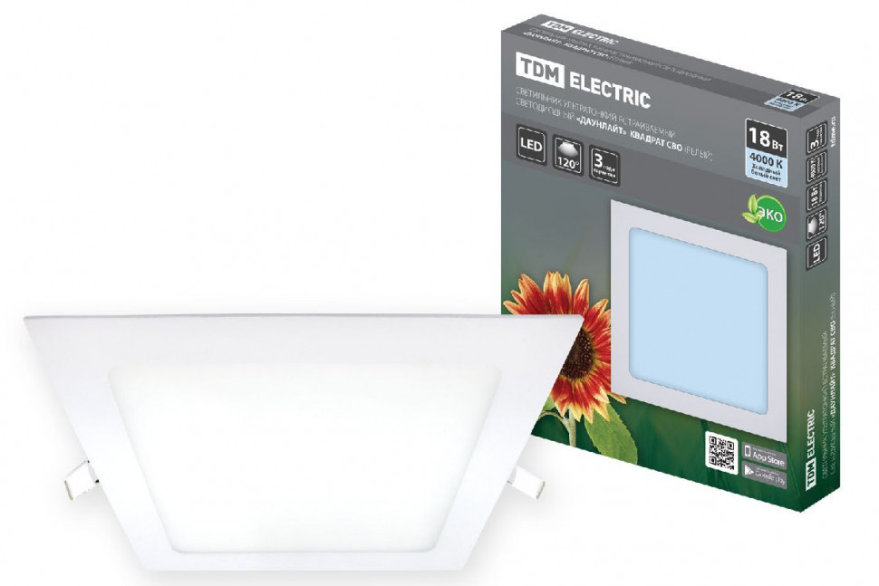 Встраиваемый светодиодный светильник TDM Electric Даунлайт СВО SQ0329-0122