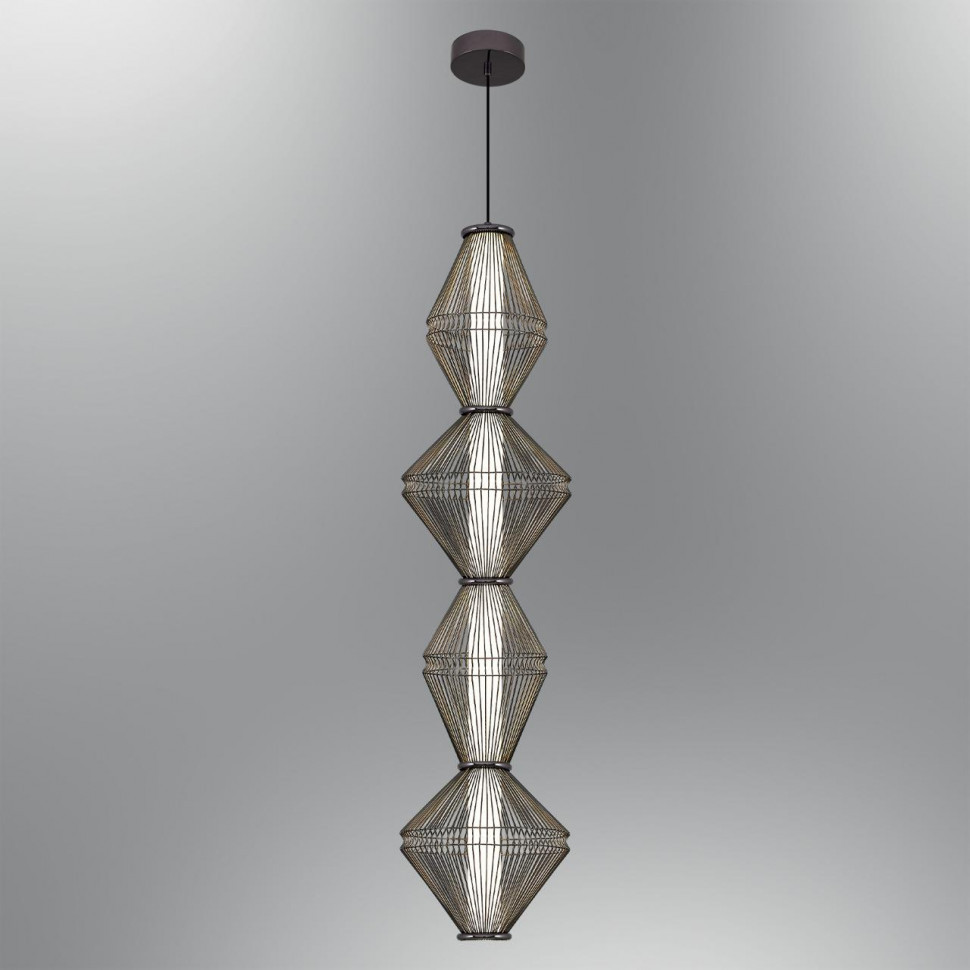 Светильник подвесной F3024-10 BLACK CHROME