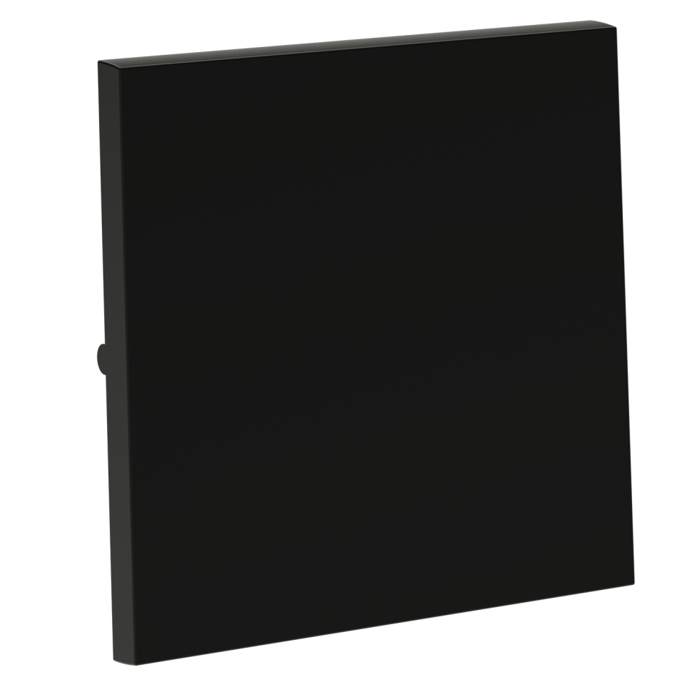 Клавиша для выключателя/переключателя одноклавишного, S70 (черный матовый)
