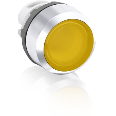 Кнопка MP1-21Y желтая (только корпус) с подсветкой без фиксации ABB 1SFA611100R2103