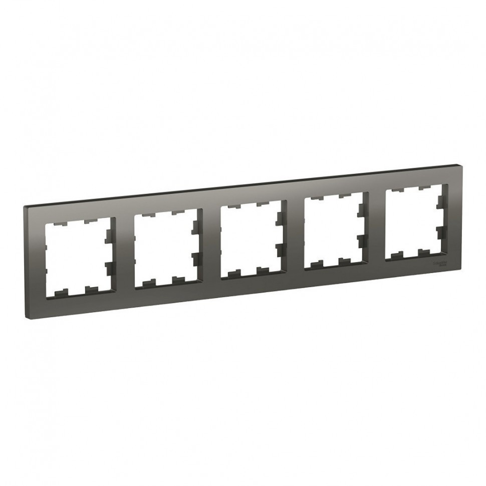 ATN000905 Рамка Systeme Electric Atlas Design на 5 постов сталь