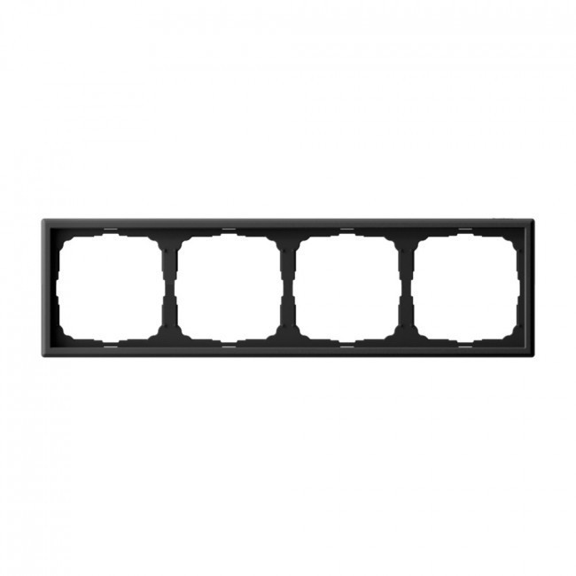 Рамка Schneider Electric Art Gallery на 4 поста, карбон GAL001004