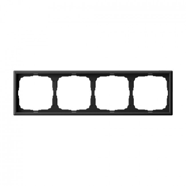 Рамка Schneider Electric Art Gallery на 4 поста, карбон GAL001004