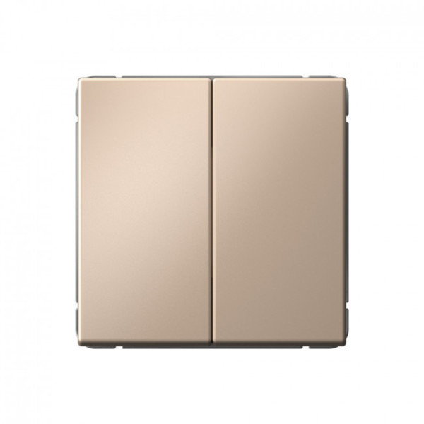 Выключатель двухклавишный Schneider Electric Art Gallery Песочный GAL001251