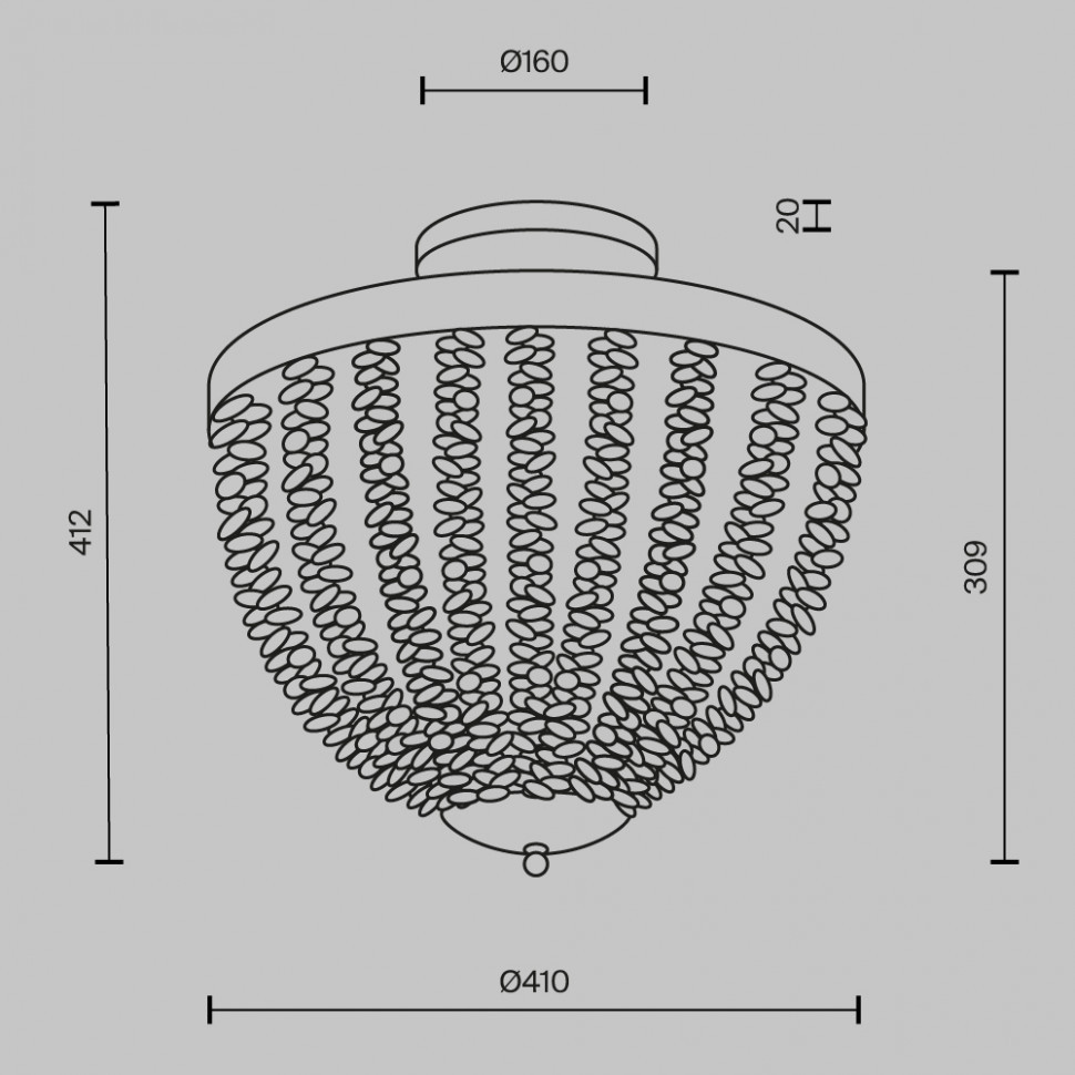 Потолочный светильник Maytoni Intrigue MOD440CL-03BS