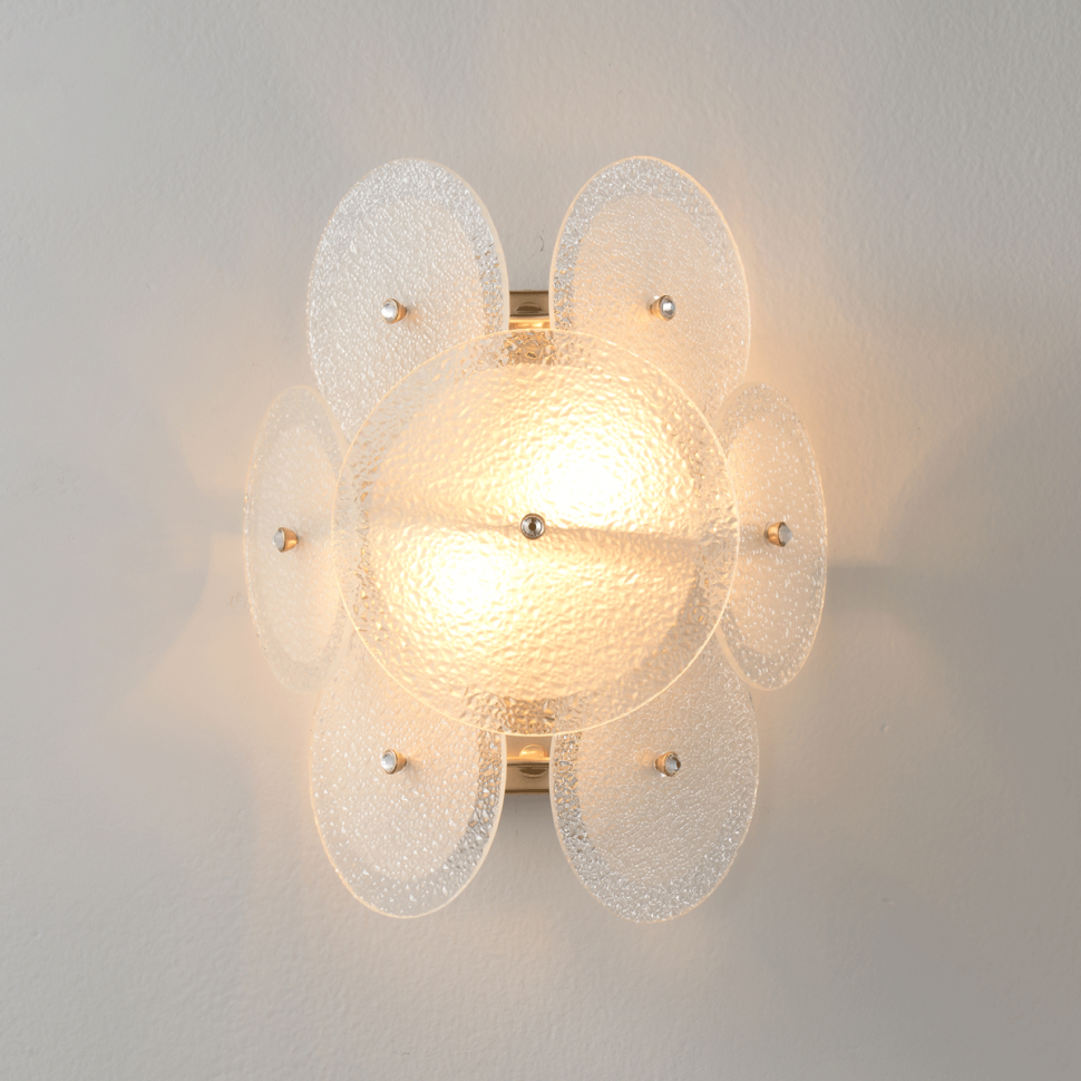 Настенный светильник Crystal Lux DANDELION AP2 GOLD