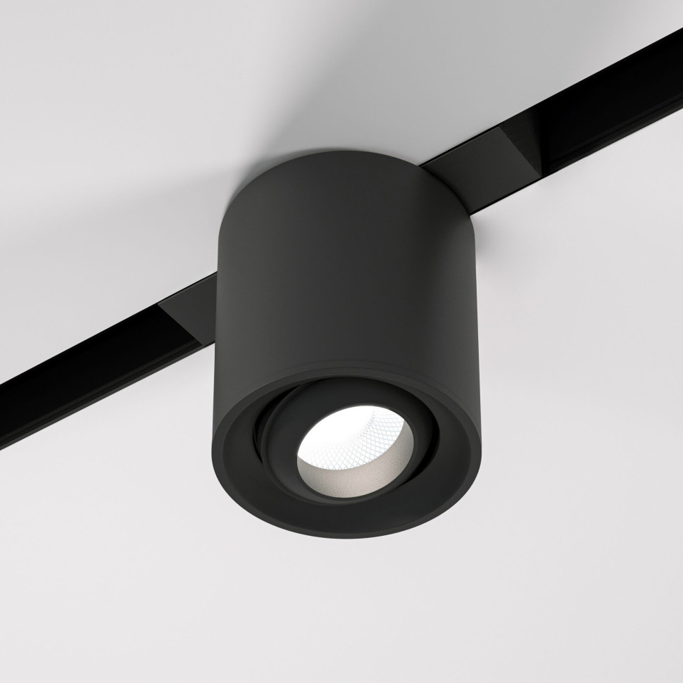Трековый светильник 10W 4200K Orsa чёрный Slim Magnetic 85053/01