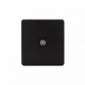 KRANZ Розетка ROUND TV с/у оникс KR-78-0723-3