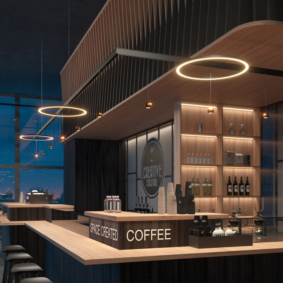 Slim Magnetic Трековый светильник 26W 4000K Most чёрный 85523/01