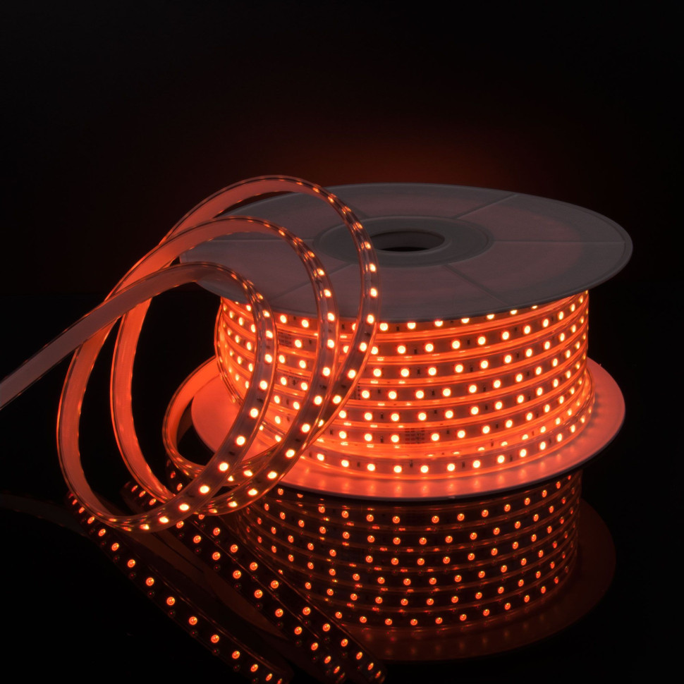 Светодиодная лента 220 В 11 Вт/м 60 Led/м 5050 IP65, RGB, 50 м Лента светодиодная 220V 11W 60Led 5050 IP65 мульти, 50 м