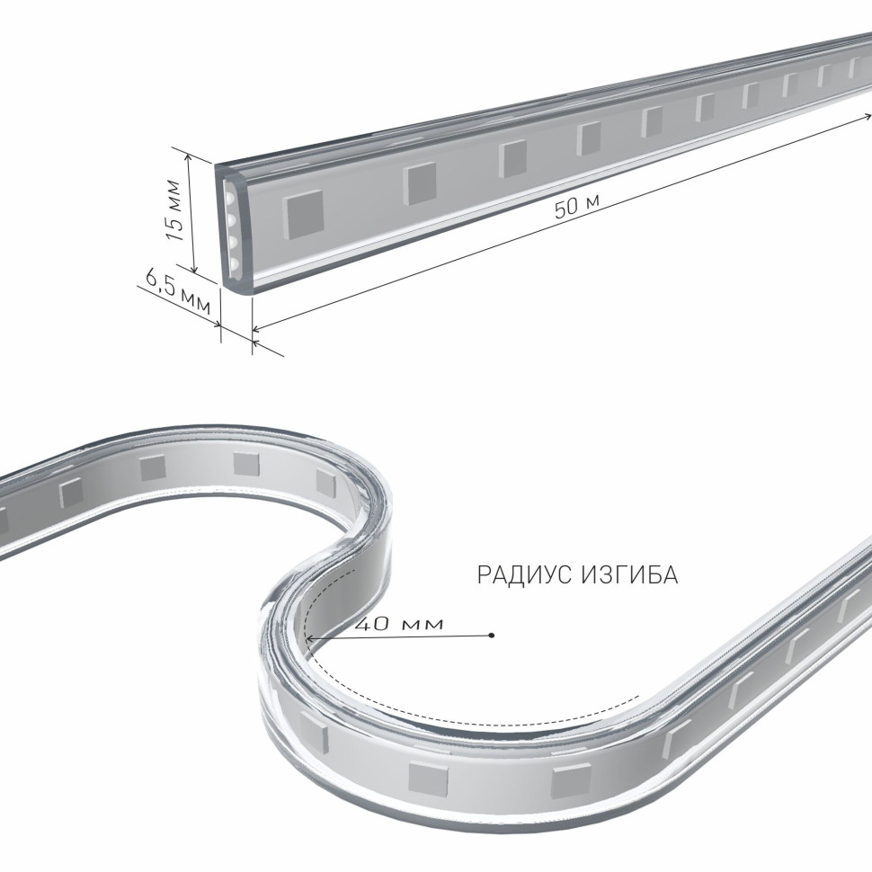 Светодиодная лента 220 В 11 Вт/м 60 Led/м 5050 IP65, RGB, 50 м Лента светодиодная 220V 11W 60Led 5050 IP65 мульти, 50 м