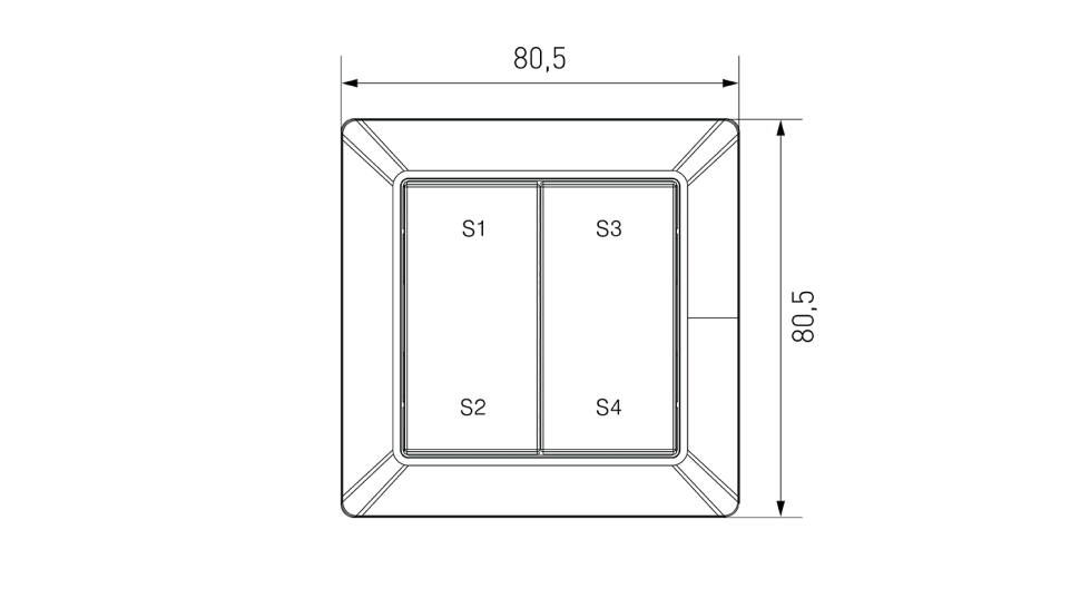  Easybus Настенная радио панель EASYBUS , ES-B-W-K2/Z1-NB