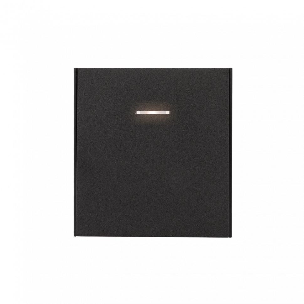 KRANZ Выключатель STRONG 1 кл с подсветкой 10А с/у антрацит KR-78-0713-5