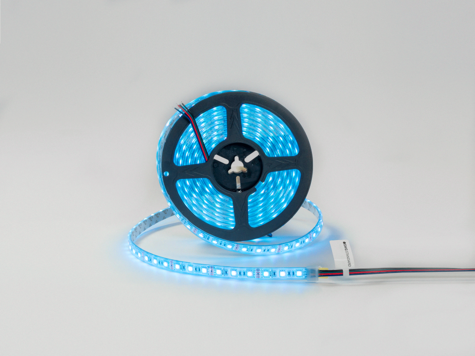  SWG Standard Светодиодная лента 5050, 60 LED/м, 14,4 Вт/м, 12В , IP68, Цвет: RGB, SWG560-12-14.4-RGB-68-M