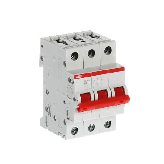 Рубильник ABB SD203/16 AC/DC 3P 16A 25кА 2CDD283101R0016
