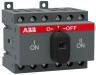 Рубильник реверсивный ABB OT25F3C 25А 3P на DIN-рейку или монтажную плату (с ручкой) 1SCA104863R1001