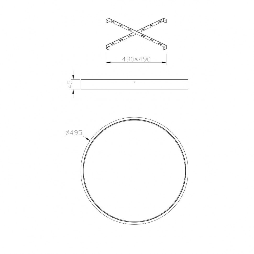 Настенно-потолочный светильник Escada Planet 10226/SG LED Moon