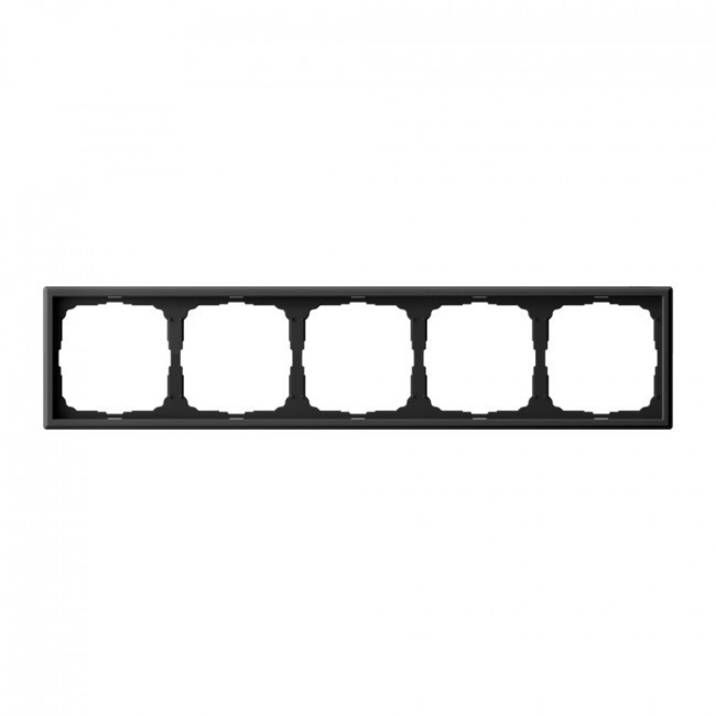 Рамка Schneider Electric Art Gallery на 5 постов, карбон GAL001005