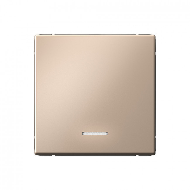 Выключатель одноклавишный Schneider Electric Art Gallery с подсветкой, Песочный GAL001213