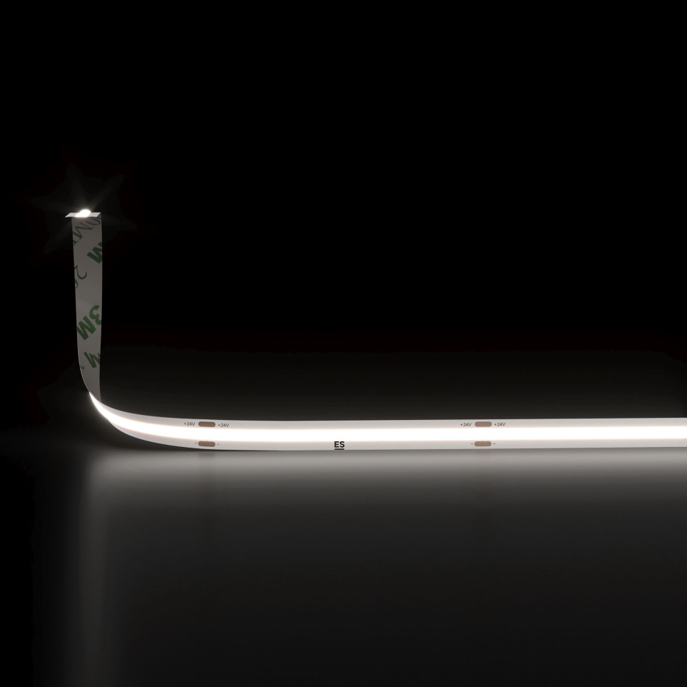 Лента светодиодная 480Led 14W IP20 3300K теплый белый, 5м COB 24V 480Led 14W IP20