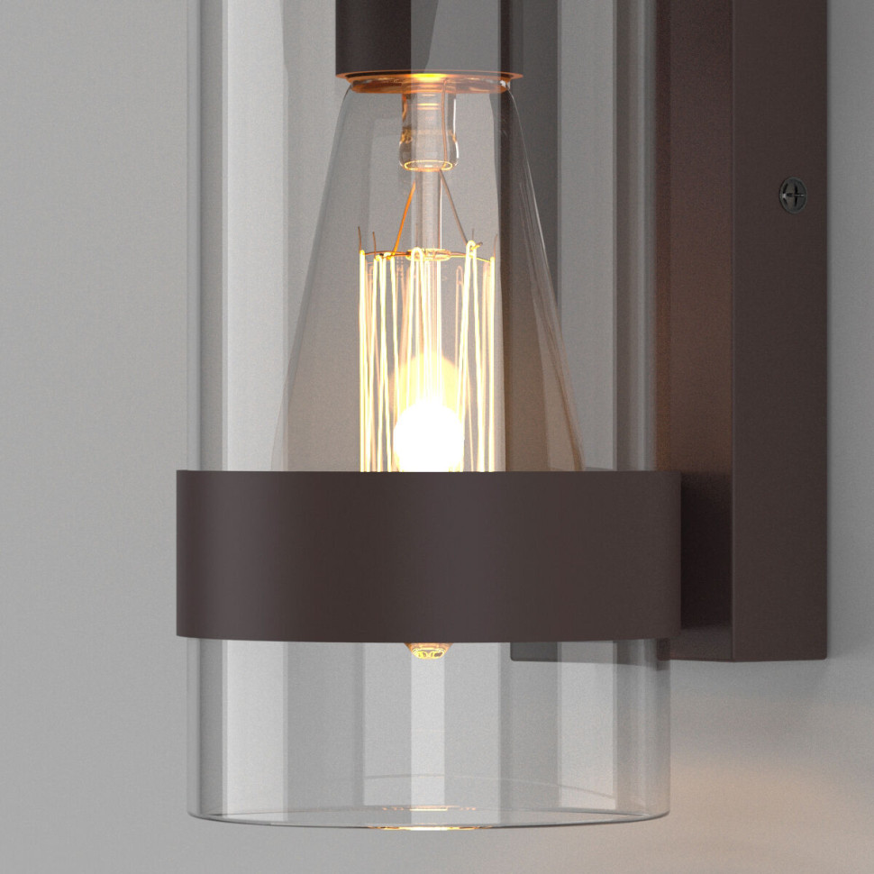 Уличный настенный светильник Falcon 35167/D темно-коричневый