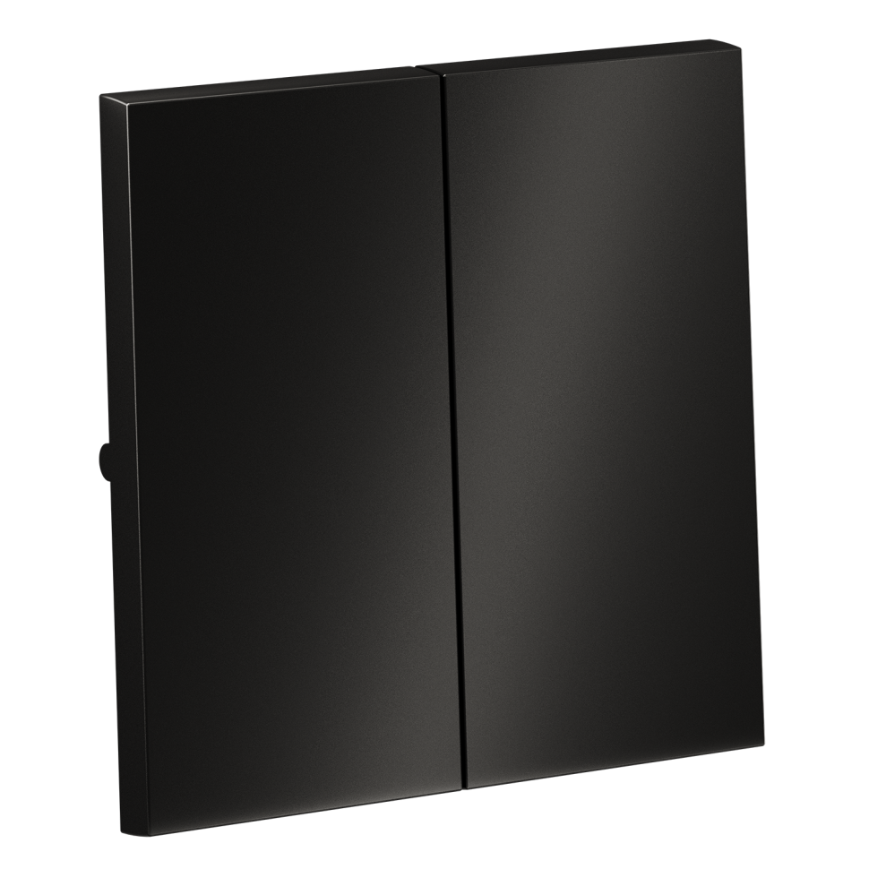 Клавиши для выключателя/переключателя двухклавишного, S70 Metal (антрацит)