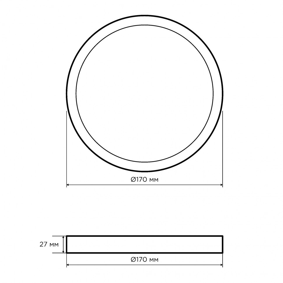 Накладная светодиодная панель Apeyron 06-40