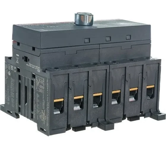 Рубильник реверсивный ABB OT63F3C 63А 3P на DIN-рейку или монтажную плату (без ручки) 1SCA105338R1001